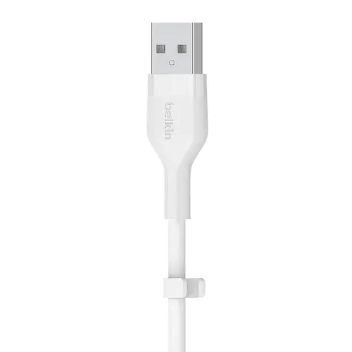 Кабел, Belkin BOOST CHARGE Flex Silicone cable USB-A to USB-C - 1M - White - image 4