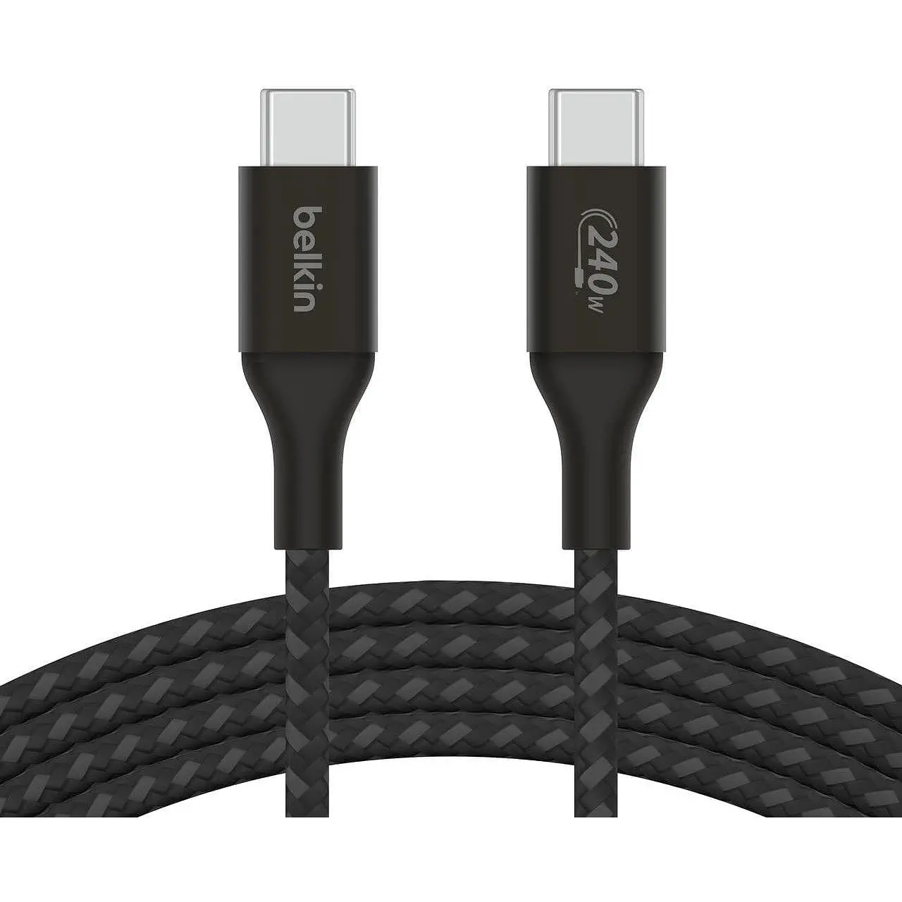 Кабел Belkin BOOST CHARGE™ USB-C към USB-C Cable Braided 240W 1M, Черен - image 3