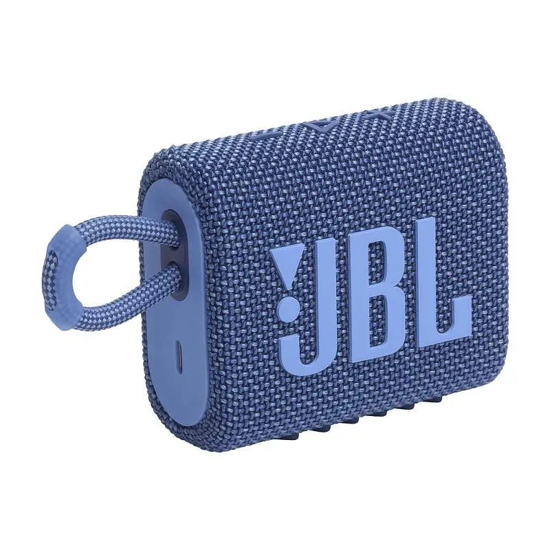 Тонколони, JBL GO 3 ECO BLU Portable Waterproof Speaker