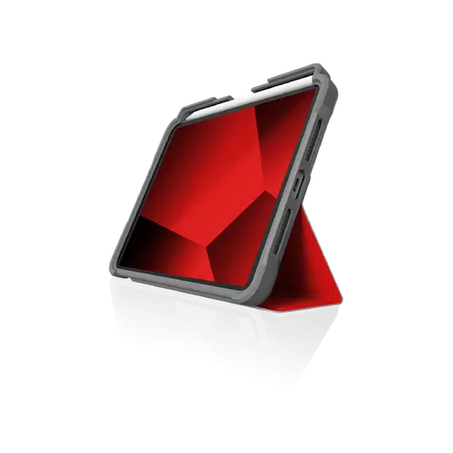 Калъф STM Dux Plus iPad Mini 6th Gen, Червен