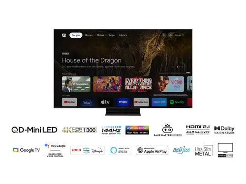 Телевизор TCL 65C809 Mini LED Smart TV, Google TV, 65” 165 см - image 1