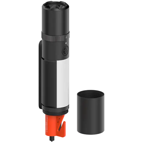 Мултифункционално LED фенерче Xiaomi Multi-function Flashlight, Черно - 3