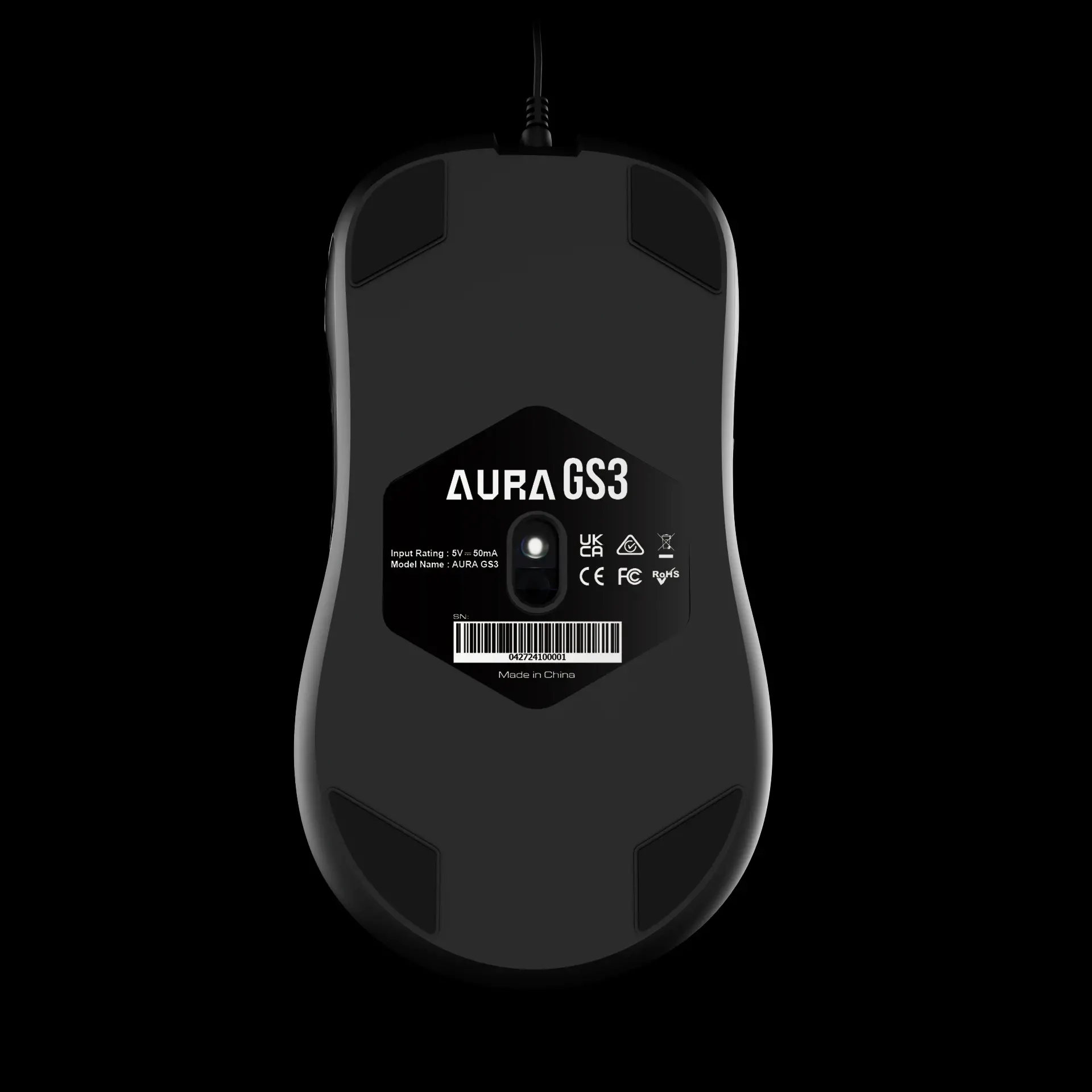 Gamdias mouse de gaming Gaming Mouse - AURA GS3 - 3600dpi - image 5