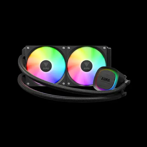 Gamdias υδρόψυξη Water Cooling 240mm - AURA GL240 v2 - aRGB - 2
