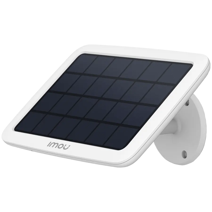 Imou Solar Panel for Cell 2 and Cell Go, 3W (-5% /+10%) @40000lux, Operation voltage: 6.2V, 0.484A, micro USB