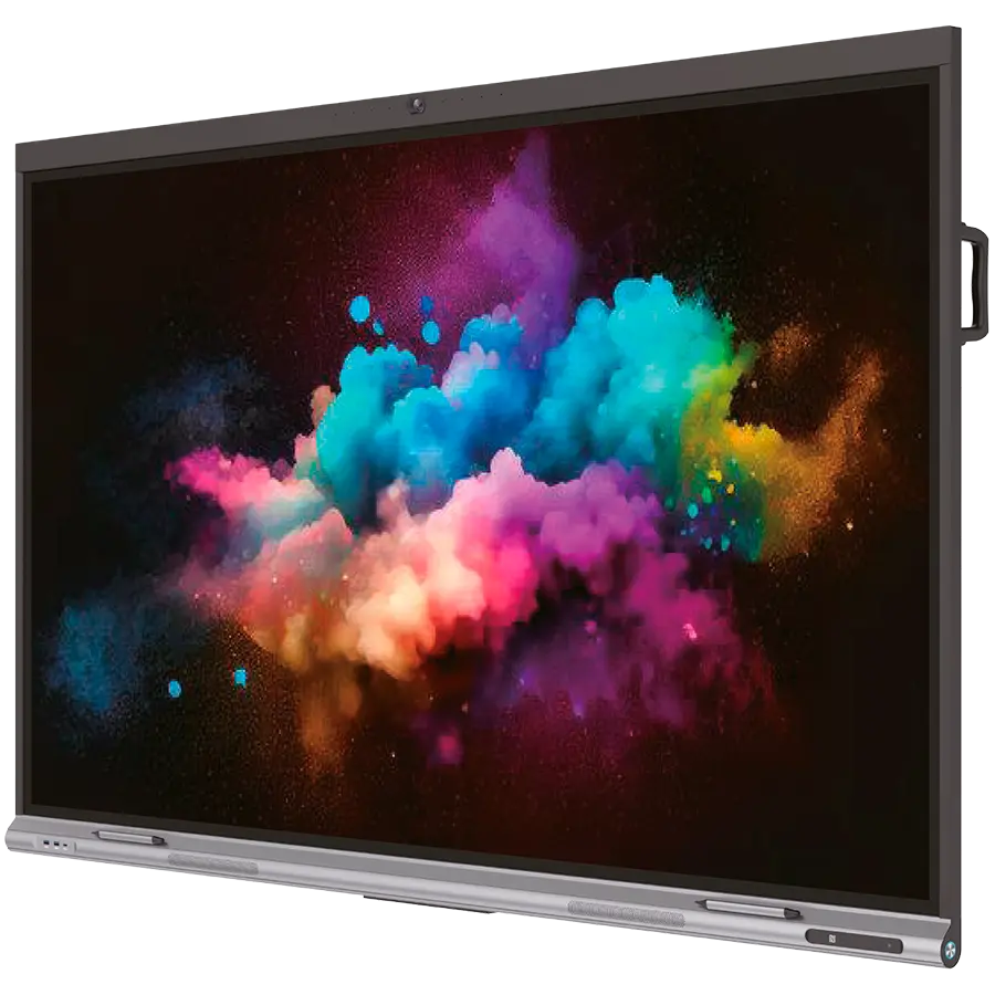 Prestigio Solutions MultiBoard (Monoblock) 65'' Light+Series: UHD(4K) 3840x2160, OS Android 11, PC: A311D2 chipset (CPU Cortex A73 Quad Core+Cortex A53 Quad Core)/8GB RAM/64GB eMMC, IR 40TP, Cam 2MP, 8-mic array, Speaker 15Wx2&15W sub, 7 writing pen - image 2