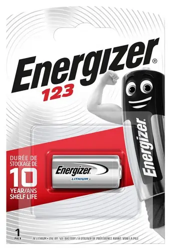 Baterie ENERGIZER CR123 Photo, Litiu, 3V, 1pk blister - 1