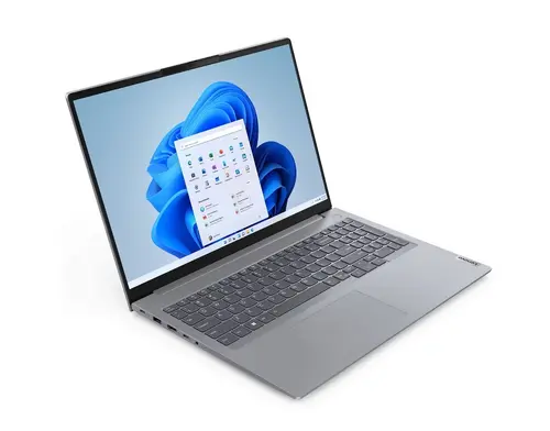 Лаптоп, Lenovo ThinkBook 16 G7 Intel Core Ultra 7 155H (up to 4.8GHz, 24MB), 16GB DDR5 5600MHz, 1TB SSD, 16" WUXGA (1920x1200) IPS AG, Intel Arc Graphics, FHD&IR Cam, Backlit KB, Arctic Grey, WLAN, BT, FPR, DOS, 3Y CCI - image 1