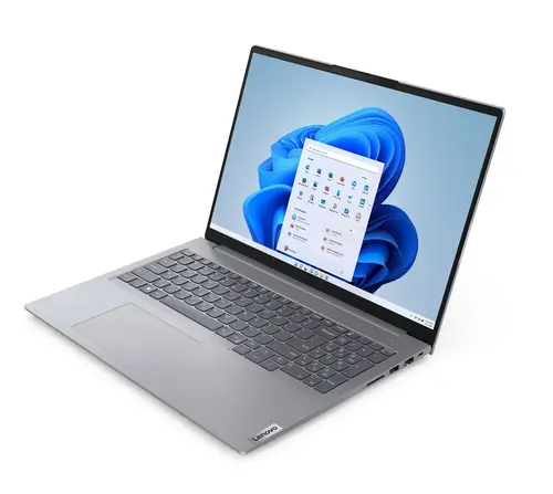 Лаптоп, Lenovo ThinkBook 16 G7 Intel Core Ultra 7 155H (up to 4.8GHz, 24MB), 16GB DDR5 5600MHz, 1TB SSD, 16" WUXGA (1920x1200) IPS AG, Intel Arc Graphics, FHD&IR Cam, Backlit KB, Arctic Grey, WLAN, BT, FPR, DOS, 3Y CCI - image 2