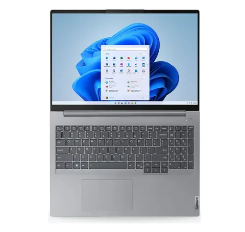 Лаптоп, Lenovo ThinkBook 16 G7 Intel Core Ultra 7 155H (up to 4.8GHz, 24MB), 16GB DDR5 5600MHz, 1TB SSD, 16" WUXGA (1920x1200) IPS AG, Intel Arc Graphics, FHD&IR Cam, Backlit KB, Arctic Grey, WLAN, BT, FPR, DOS, 3Y CCI - image 4