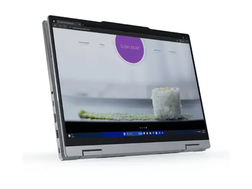 Лаптоп, Lenovo ThinkBook 14 2-in-1 G4 Intel Core Ultra 5 125U (up to 4.3GHz, 12MB), 16GB DDR5 5600MHz, 512GB SSD, 14" WUXGA (1920x1200) IPS Glossy, AR, Touch, Integrated Intel Graphics, FHD&IR Cam, FPR, Backlit KB, WLAN, BT, Luna Grey, Win11Pro, 3Y Onsite - image 11