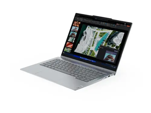 Лаптоп, Lenovo ThinkBook 14 2-in-1 G4 Intel Core Ultra 5 125U (up to 4.3GHz, 12MB), 16GB DDR5 5600MHz, 512GB SSD, 14" WUXGA (1920x1200) IPS Glossy, AR, Touch, Integrated Intel Graphics, FHD&IR Cam, FPR, Backlit KB, WLAN, BT, Luna Grey, Win11Pro, 3Y Onsite - image 3