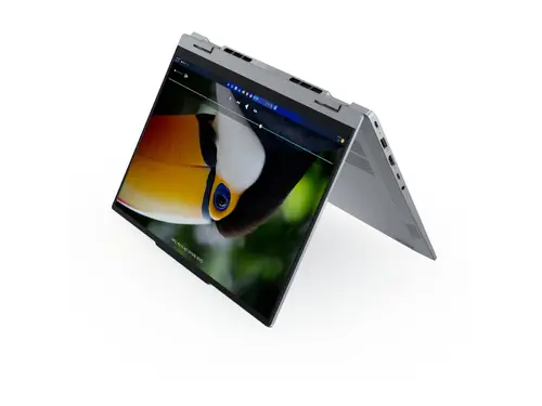 Лаптоп, Lenovo ThinkBook 14 2-in-1 G4 Intel Core Ultra 5 125U (up to 4.3GHz, 12MB), 16GB DDR5 5600MHz, 512GB SSD, 14" WUXGA (1920x1200) IPS Glossy, AR, Touch, Integrated Intel Graphics, FHD&IR Cam, FPR, Backlit KB, WLAN, BT, Luna Grey, Win11Pro, 3Y Onsite - image 7