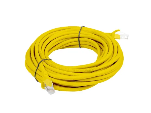 Кабел, Lanberg patch cord CAT.6 5m, yellow - image 1