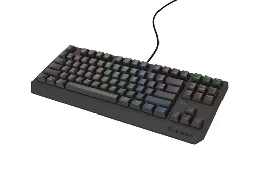 Πληκτρολόγιο, Genesis Gaming Thor 230 TKL Lite US Rainbow μηχανικό Outemu Red μαύρο Hot Swap - 2