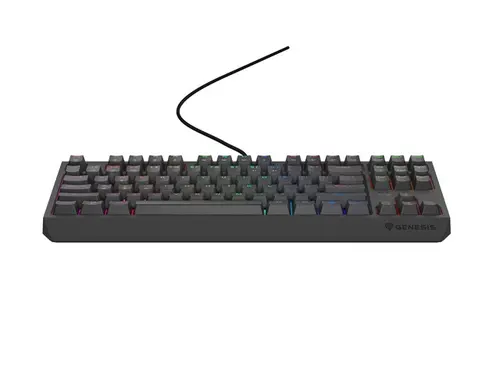 Tastatură, Genesis Gaming Thor 230 TKL Lite US Rainbow mecanică Outemu Red negru Hot Swap - 8