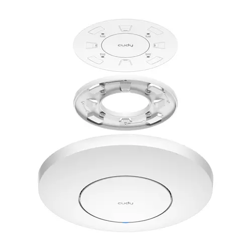 Punct de acces fără fir Cudy AP3000, AX3000, 2.4/5 GHz, 571 - 2402 Mbps, 1× 2.5 Gbps, PoE Adapter - 3