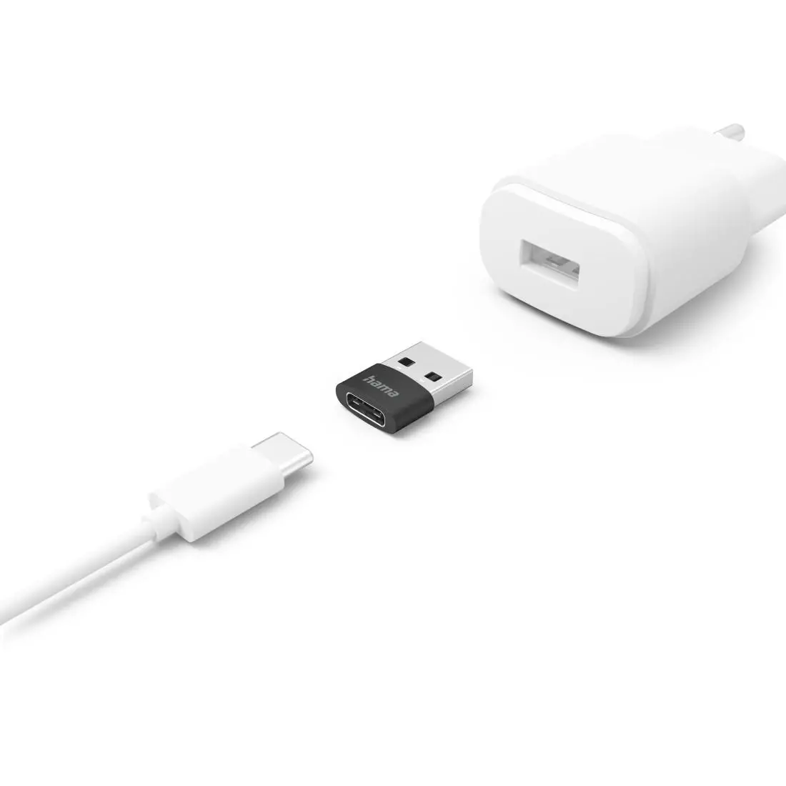 HAMA Преходник от USB-C - USB-A, 480 Mbit/s, 3 бр, 201532 - image 1