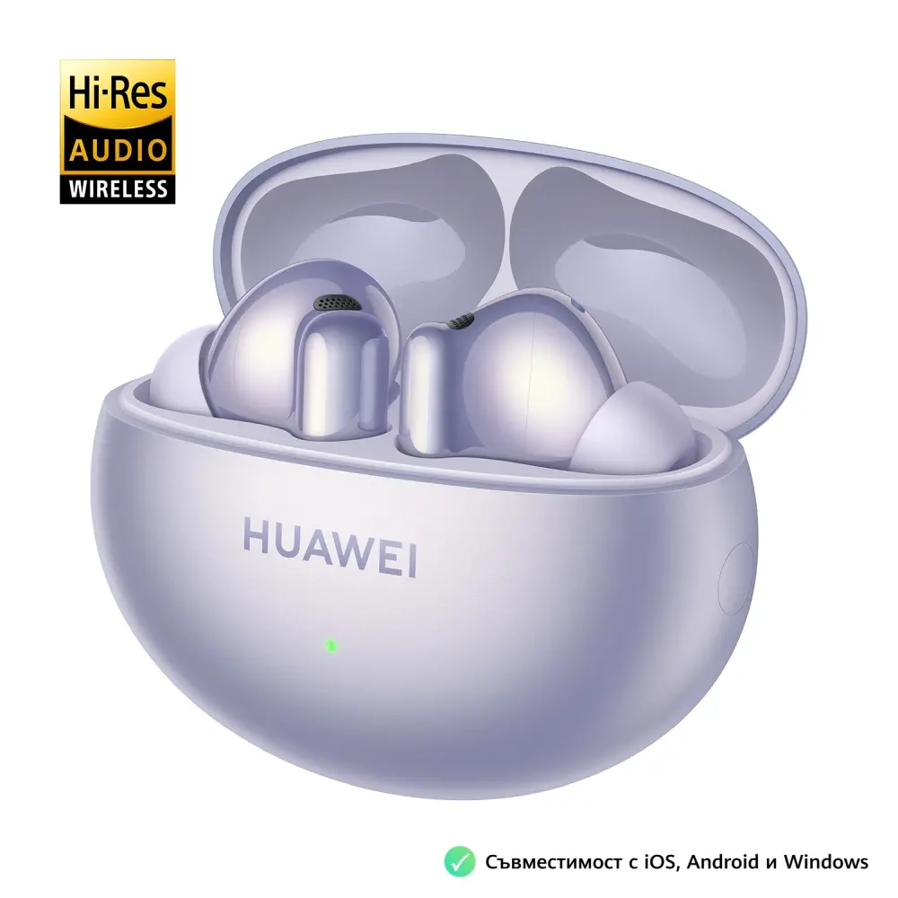 Слушалки, Huawei FreeBuds 6i Purple - image 1