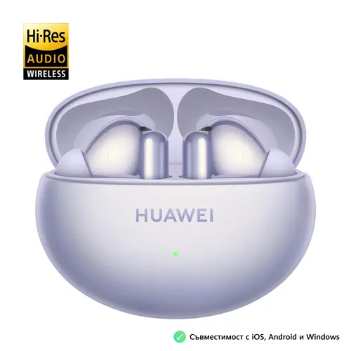 Слушалки, Huawei FreeBuds 6i Purple - image 2