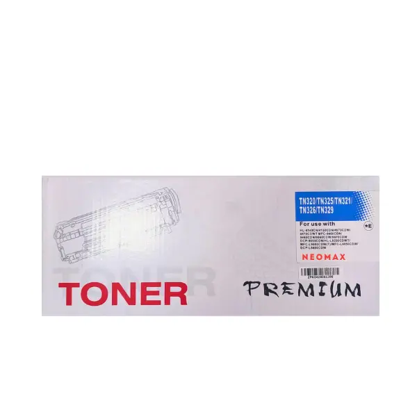 УНИВЕРСАЛНА КАСЕТА ЗА BROTHER HL 4140/4150/4570/MFC 9460CDN/9560/9970 - TN320C (TN-320C)/TN325C (TN-325C)/TN321C (TN-321C)/TN326C (TN-326C)/TN329C (TN-329C) - Cyan - PN BT-TN320C - NEOMAX