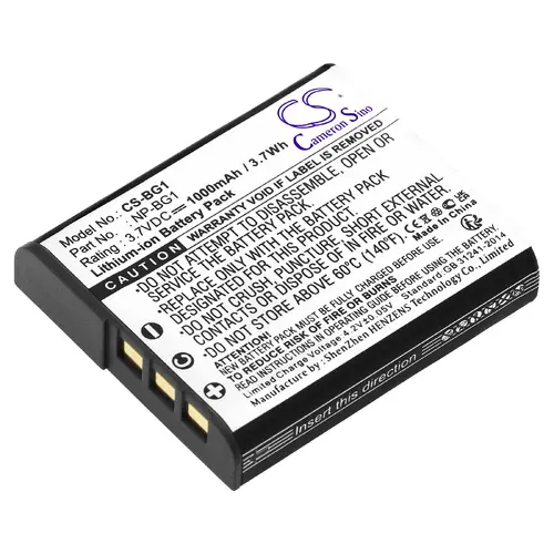 Μπαταρία για φωτογραφική μηχανή SONY NP-BG1 LiIon 3.7V 1000mAh Cameron Sino - 2