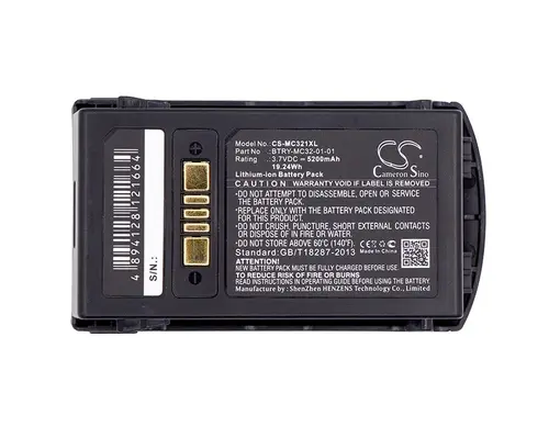 Μπαταρία για σαρωτή barcode Zebra MC3300, MC3200 Motorola MC3200 BTRY-MC32-01-01 LiIon 3.7V 5200mAh Cameron Sino - 1