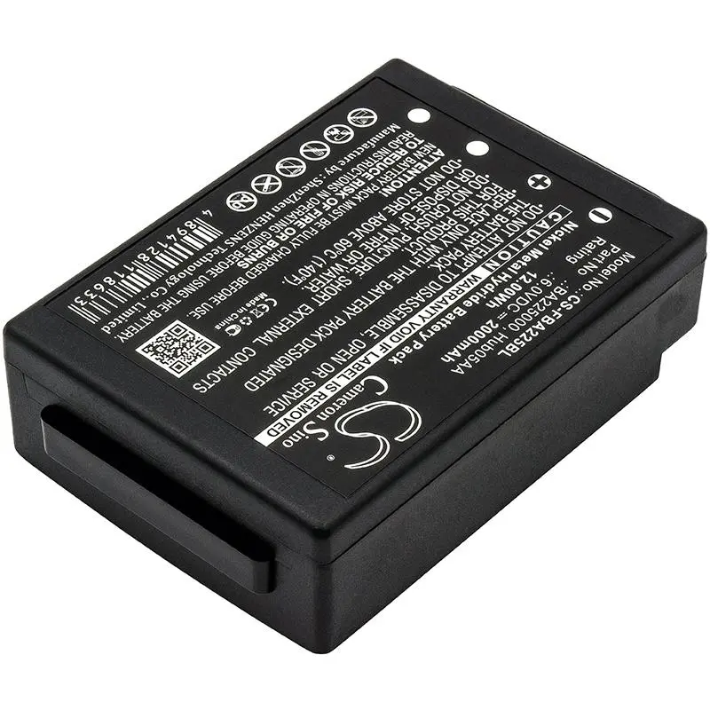 Батерия за дистанционно управление за кран HBC Radiomatic Eco, Micron 4,6 SPECTRUM 1,2 BA225000 NIMH 6V 2000mAh черна Cameron Sino - image 2