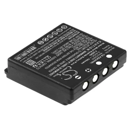 Батерия за дистанционно управление за кран HBC Radiomatic Eco, Micron 4,6 SPECTRUM 1,2 FUB9NM BA209060 NIMH 6V 700mAh черна Cameron Sino - image 2