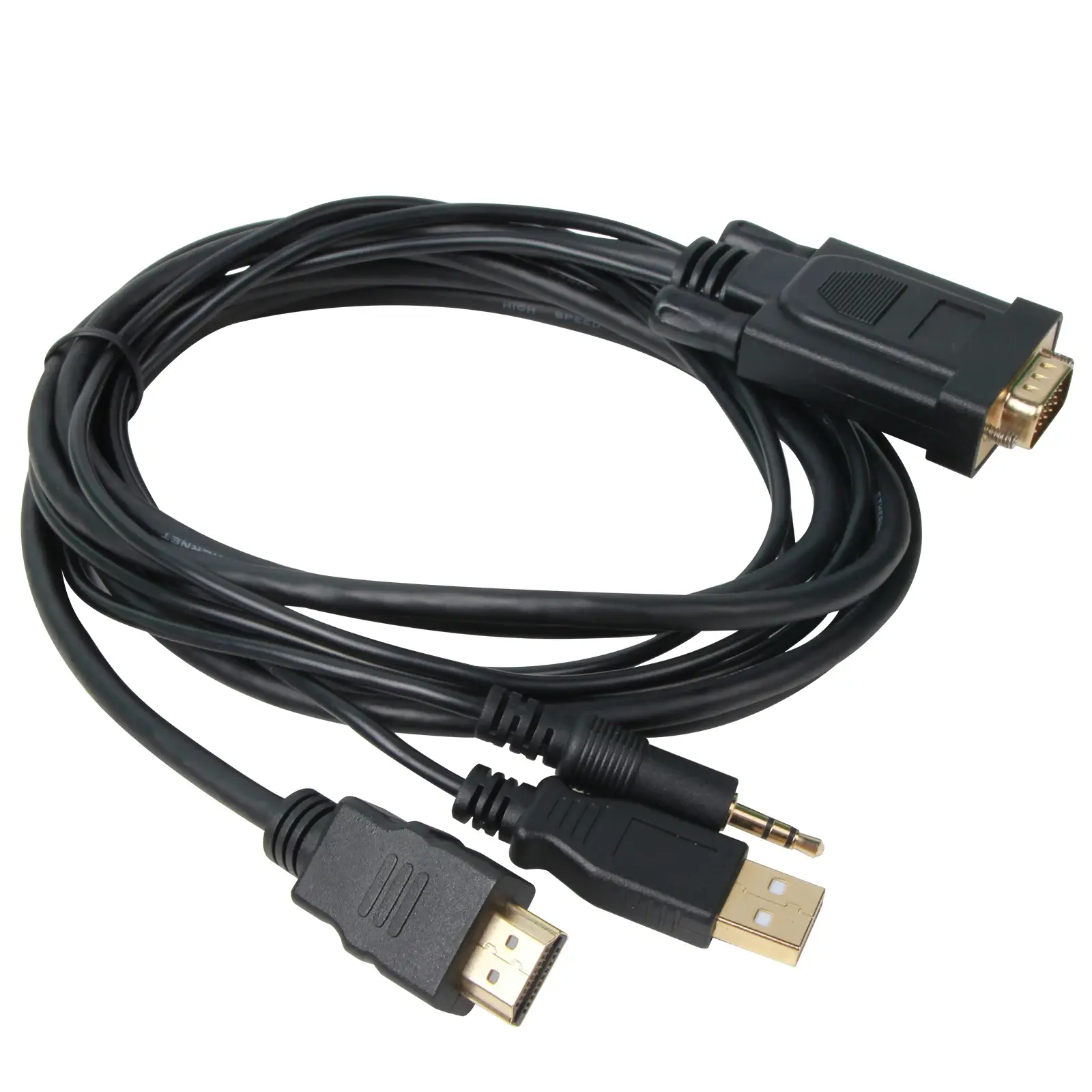 VCom кабел HDMI M / VGA M - CG598A-1.8m - image 5