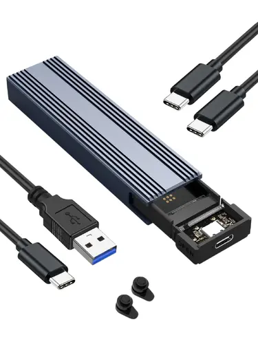 VCom εξωτερική θήκη δίσκου - M.2 NVMe M/B key - 10Gbps USB3.1 Type-C/A - CU850N - 2