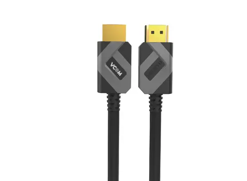 VCom Кабел HDMI v2.1 M / M 2.0m - 8K Dolby Vision HDR, Black/Grey - CG805-2.0m - image 1