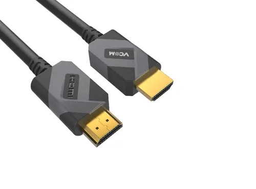VCom Кабел HDMI v2.1 M / M 2.0m - 8K Dolby Vision HDR, Black/Grey - CG805-2.0m