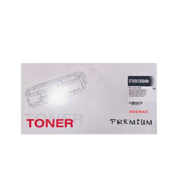 УНИВЕРСАЛНА КАСЕТА ЗА HP Color LaserJet Enterprise M552/M553/MFP M577/CANON image CLASS LBP 710/712 - 0461C001 - HIGH CAPACITY - CF360X/CRG040HBK (CRG-040HBK) - Black - PN HT-CF360X - NEOMAX