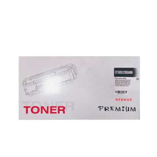 УНИВЕРСАЛНА КАСЕТА ЗА HP Color LaserJet Enterprise M552/M553/MFP M577/CANON image CLASS LBP 710/712 - 0461C001 - HIGH CAPACITY - CF360X/CRG040HBK (CRG-040HBK) - Black - PN HT-CF360X - NEOMAX  