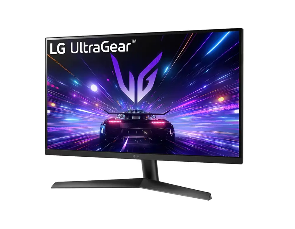 Монитор, LG 27GS60F-B, UltraGear 27" IPS, AG, 1ms (GtG), 180Hz, 1000:1, HDR10, sRGB 99%, 300cd/m2, Full HD 1920x1080, NVIDIA G-SYNC, AMD FreeSync, HDMI, DisplayPort, Headphone Out, Reader mode, Black Stabilizer, Tilt, Black