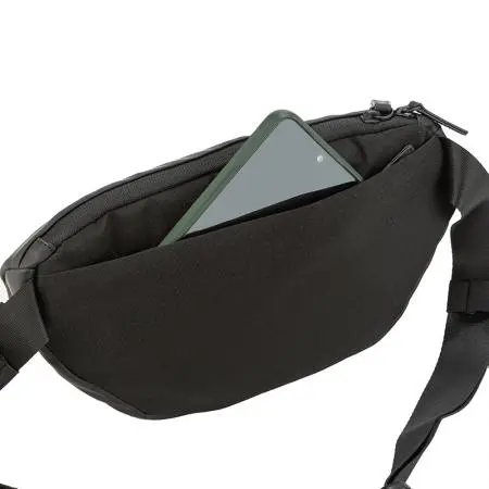 Μαύρη τσάντα μέσης ROSSI - image 4