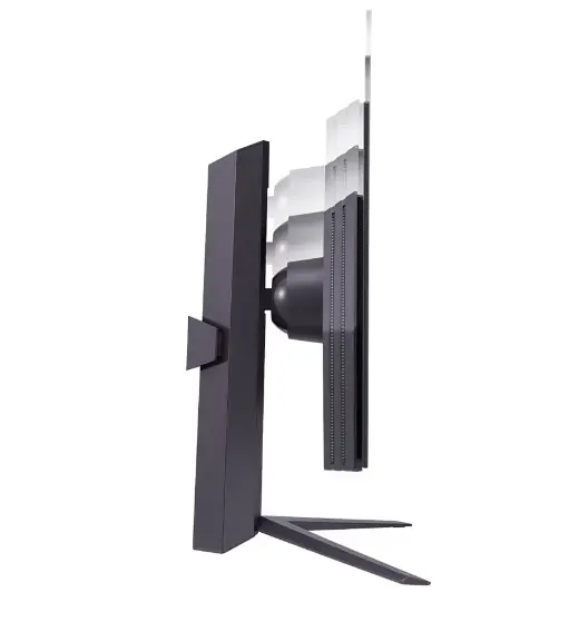 Монитор, LG 27GS95QE-B, 26.5", UltraGear OLED 0.03ms (GtG), AG, QHD (2560x1440), 240Hz, HDR400, 275 cd/m2, 1 500 000:1, 1000cd/m2, DCI-P3 98.5%, USB3.0 (1up/2down), VRR, AMD Free-sync, NVIDIA G-Sync, HDMI, DP, Height Adjustable, Pivot, Tilt, Swive, Headphone Ou - image 3