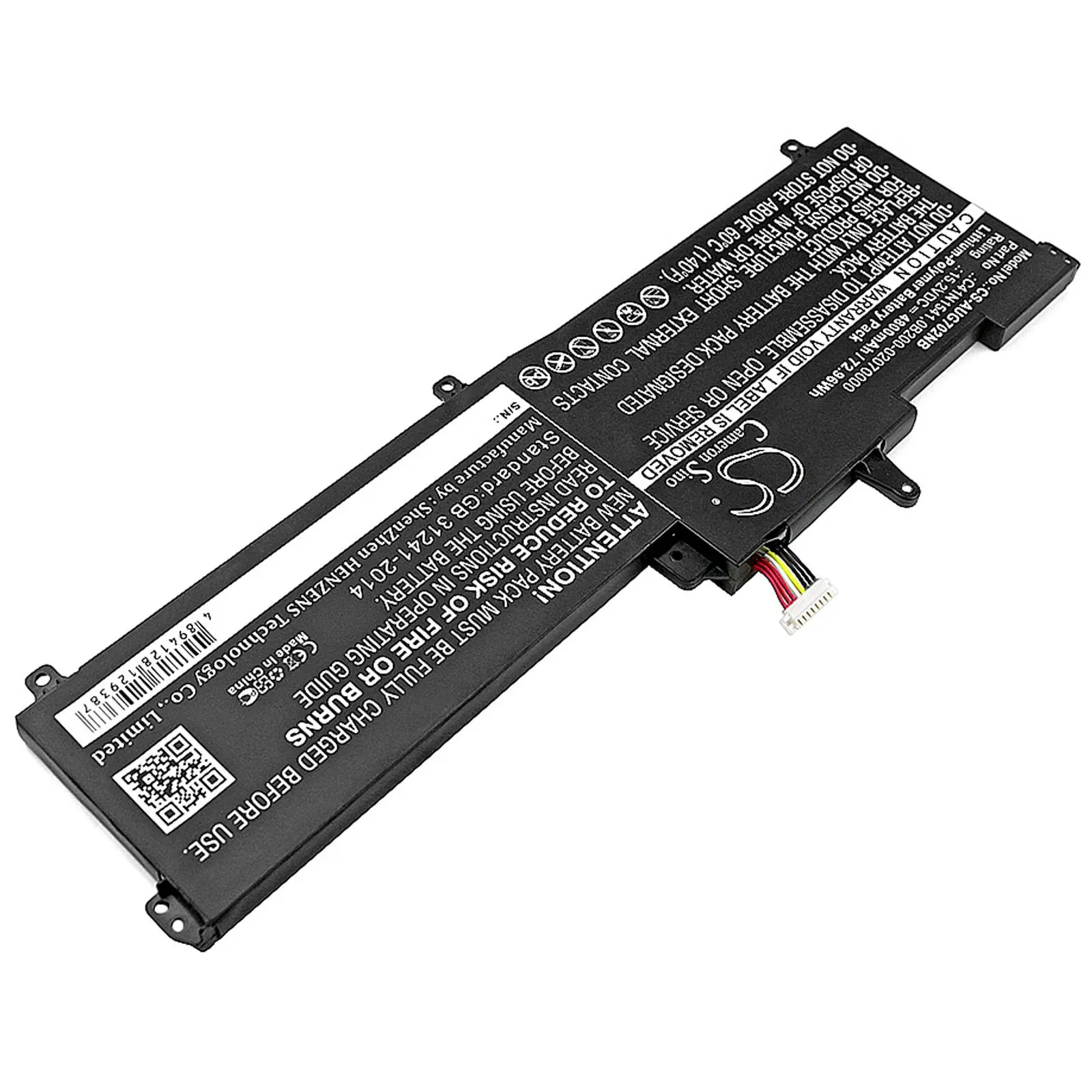 Батерия за лаптоп ASUS GL702 C41N1541 LiPo 15.2V 4800mAh CAMERON SINO - image 2