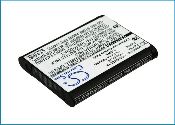 Μπαταρία για φωτογραφική μηχανή NIKON EN-EL19 Li-Ion 3.7V 700mAh Cameron Sino