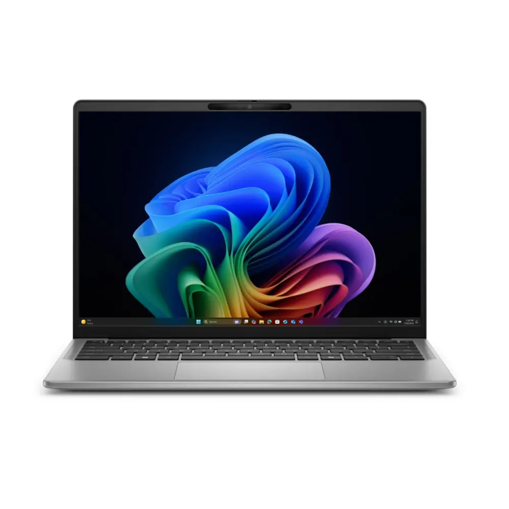 Лаптоп, Dell Latitude 7455, X Elite X1E-80-100 (12 core, up to 3.4 GHz, 45 TOPS NPU), 14.0" QHD+ (2560x1600), IPS, AG Touch, 32GB onboard LPDDR5x 8448 MT/s, 512 GB SSD PCIe M.2, Intel Graphics, FHD IR Cam and Mic, Wi-Fi 7, FPR, BKT KB, Win 11 Pro, 3Y PS