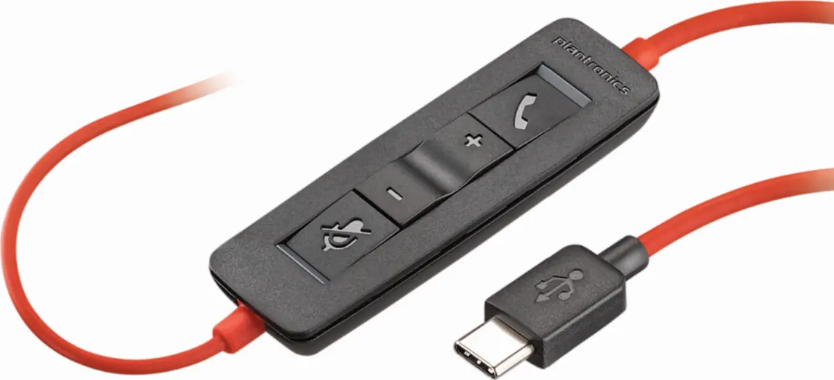 HP Poly Blackwire 3225 Στερεοφωνικά ακουστικά USB-C με βύσμα 3.5mm + προσαρμογέας USB-C/A, χύμα - image 2