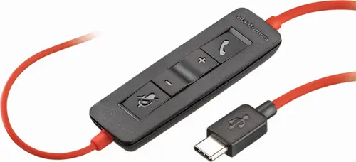 HP Poly Blackwire 3225 Căști stereo USB-C cu mufă 3.5mm + adaptor USB-C/A, vrac - 3