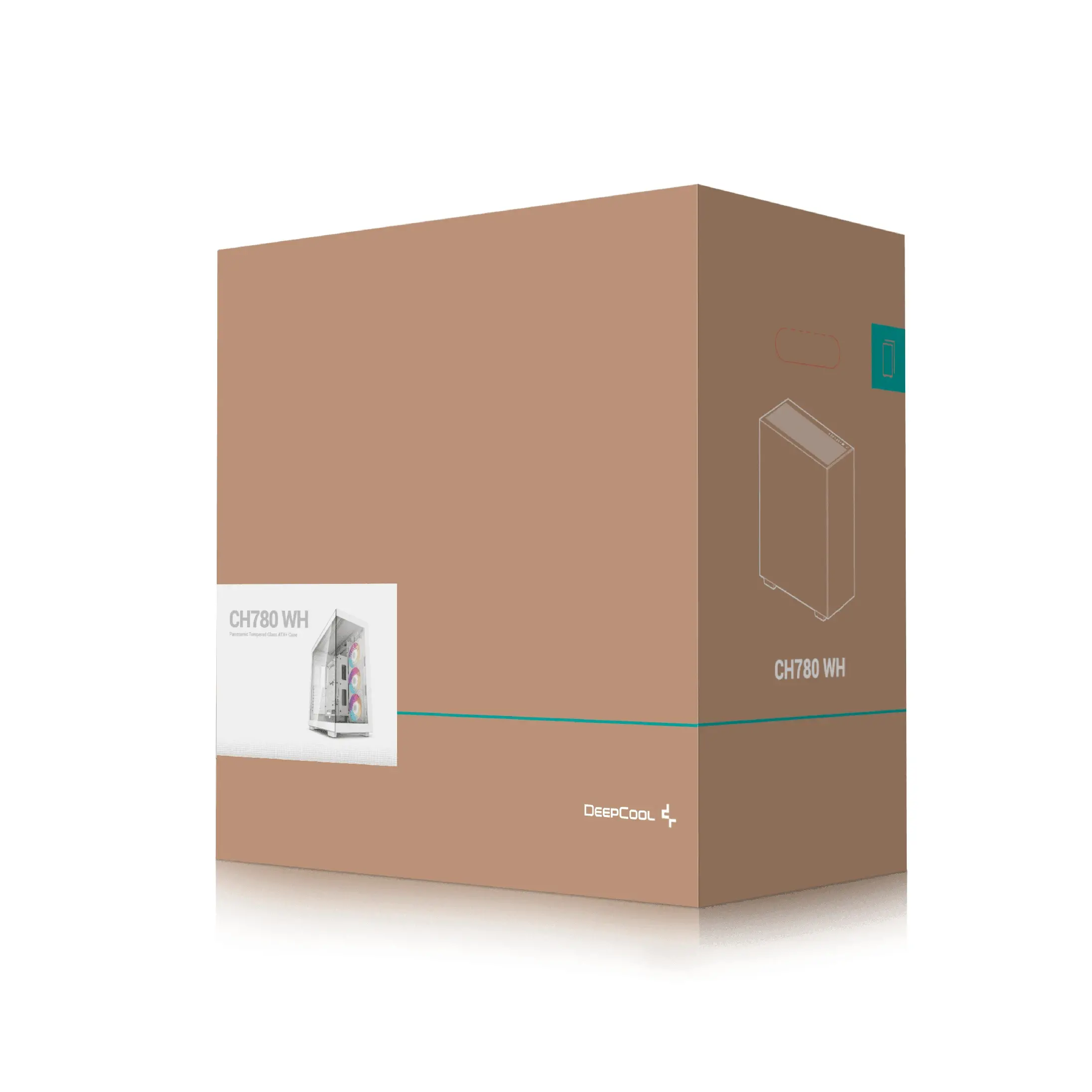 DeepCool кутия Case E-ATX - CH780 WH - Dual-Chamber - image 13