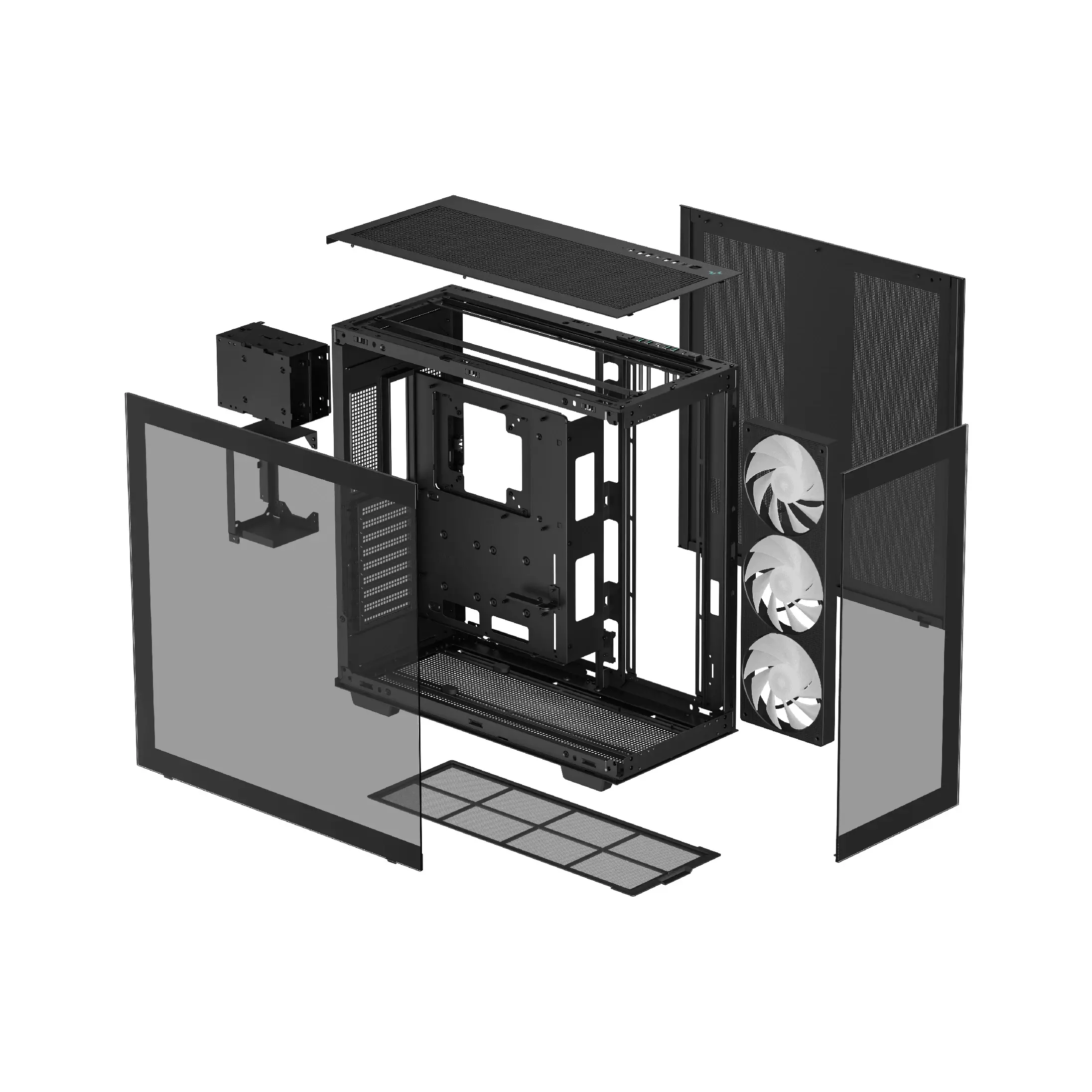 DeepCool кутия Case E-ATX - CH780 - Dual-Chamber - image 11