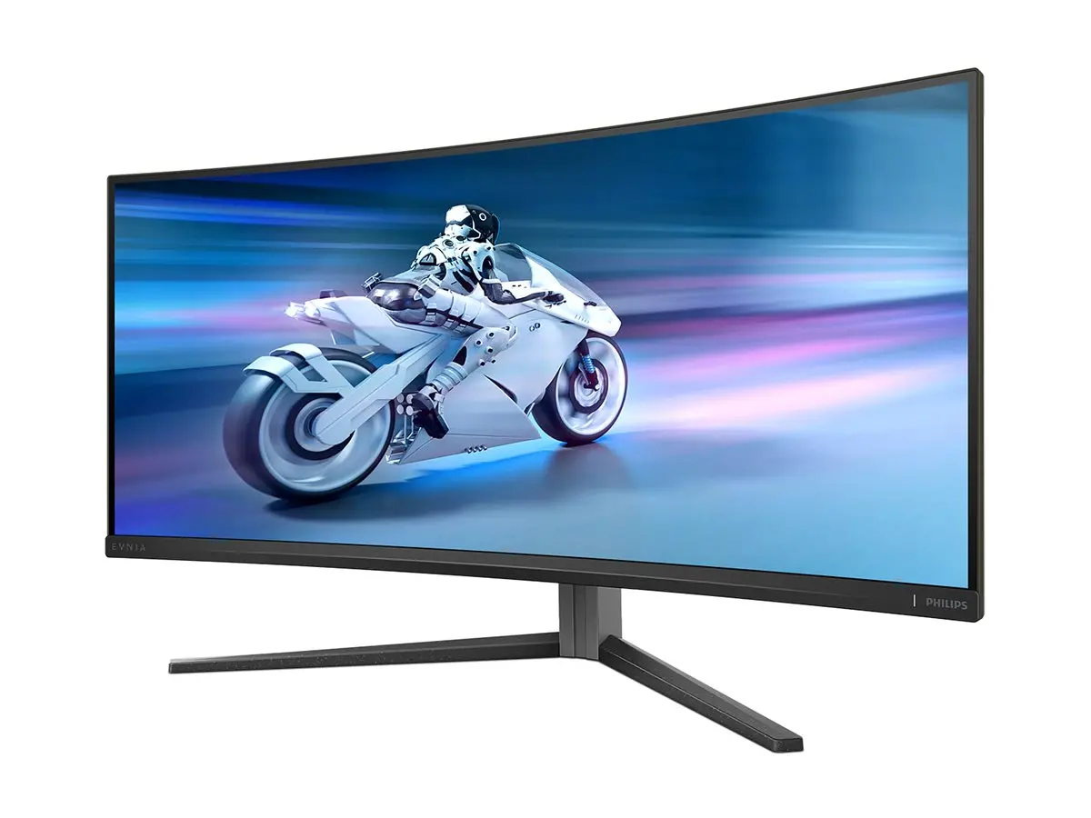 Монитор, Philips Evnia 34M2C6500, 34" Curved 1800R QD-OLED, 3440x1440@175Hz, 0.03ms GtG, 1000 nit, 1 000 000:1, Mega Infinity DCR, Adaptive Sync, FlickerFree, LowBlue Mode, Tilt, Height Adjust, Swivel, 2xHDMI, DP, USB hub - image 1