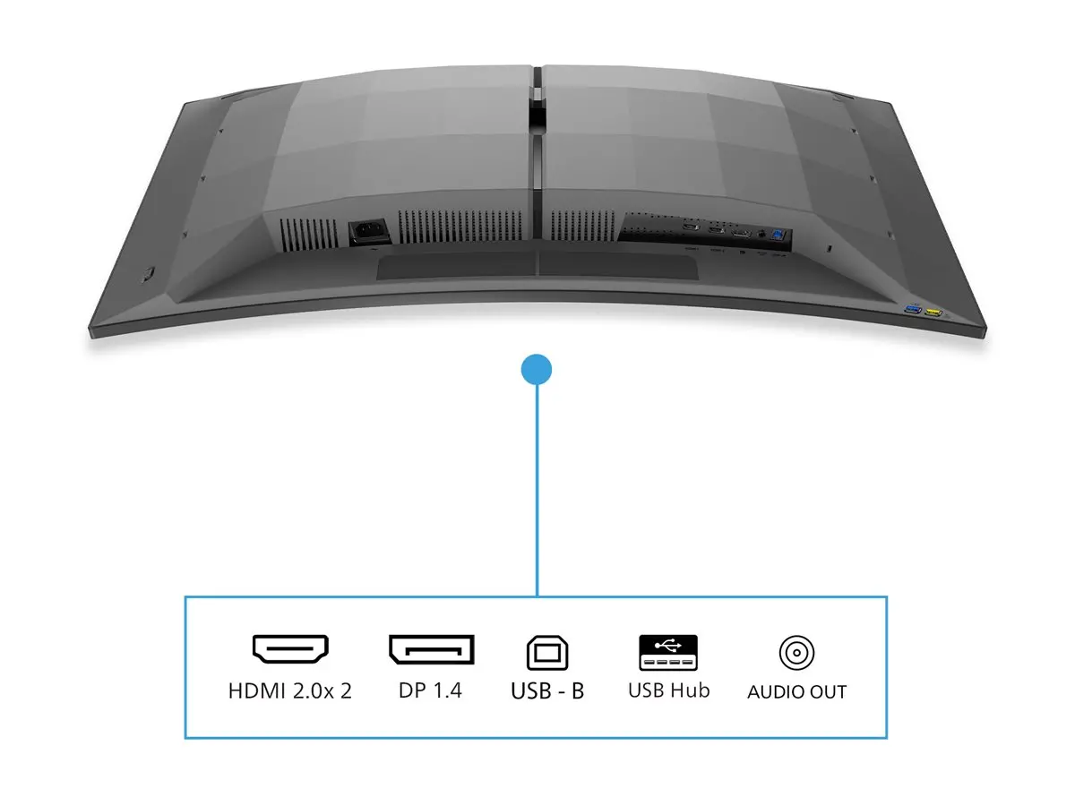 Монитор, Philips Evnia 34M2C6500, 34" Curved 1800R QD-OLED, 3440x1440@175Hz, 0.03ms GtG, 1000 nit, 1 000 000:1, Mega Infinity DCR, Adaptive Sync, FlickerFree, LowBlue Mode, Tilt, Height Adjust, Swivel, 2xHDMI, DP, USB hub - image 4