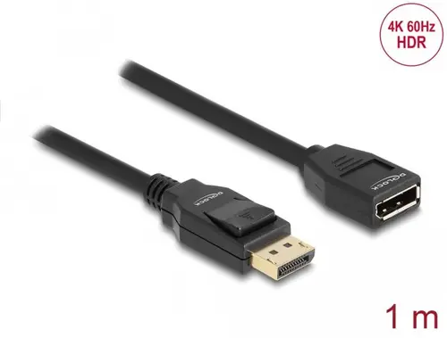 Удължителен кабел Delock DisplayPort 1.2 мъжко - DisplayPort женско - image 1