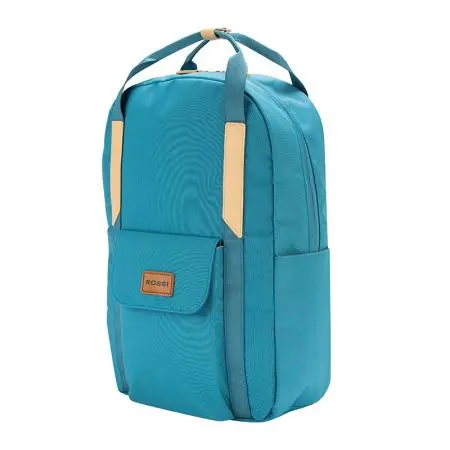 Дамска раница за лаптоп ROSSI-езерово синя - image 1