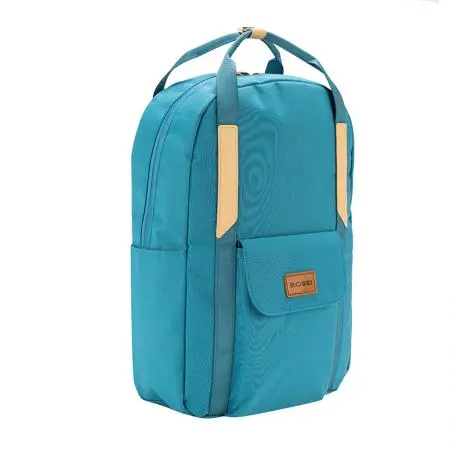 Дамска раница за лаптоп ROSSI-езерово синя - image 2